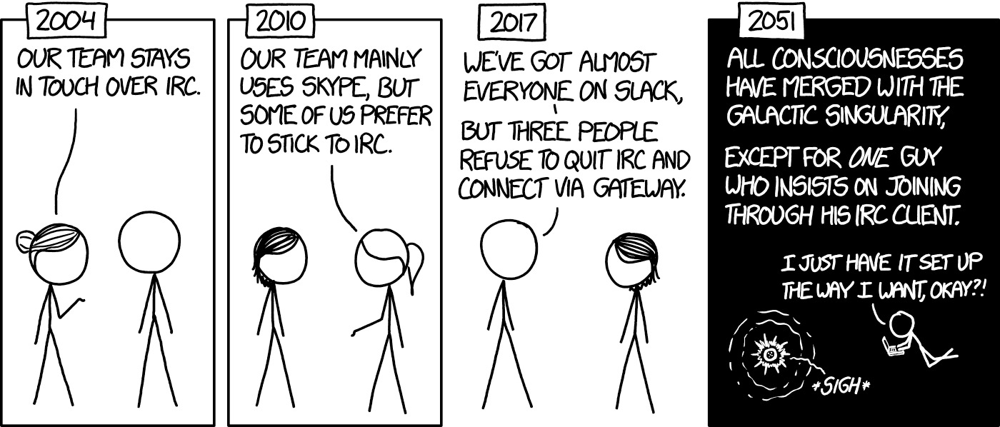xkcd sur IRC